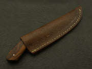 Handmade Cutting Edge Custom Damascus Steel 8" Hunting/skinning Knife/paka/rose/wood/sheath Hunting Terror Defender 