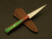 Handmade D2 Steel Blade Custom Pakka Wood Dagger Hunting Skinning Knife Hunting Terror Defender 