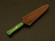 Handmade D2 Steel Blade Custom Pakka Wood Dagger Hunting Skinning Knife Hunting Terror Defender 