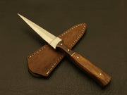 Handmade D2 Steel Blade Custom Pakka Wood Dagger Hunting Skinning Knife Hunting Terror Defender 