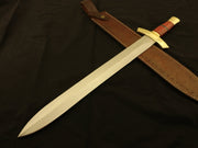 Handmade D2 Steel Sword With Sheath Costume Weapons Terror Defender 