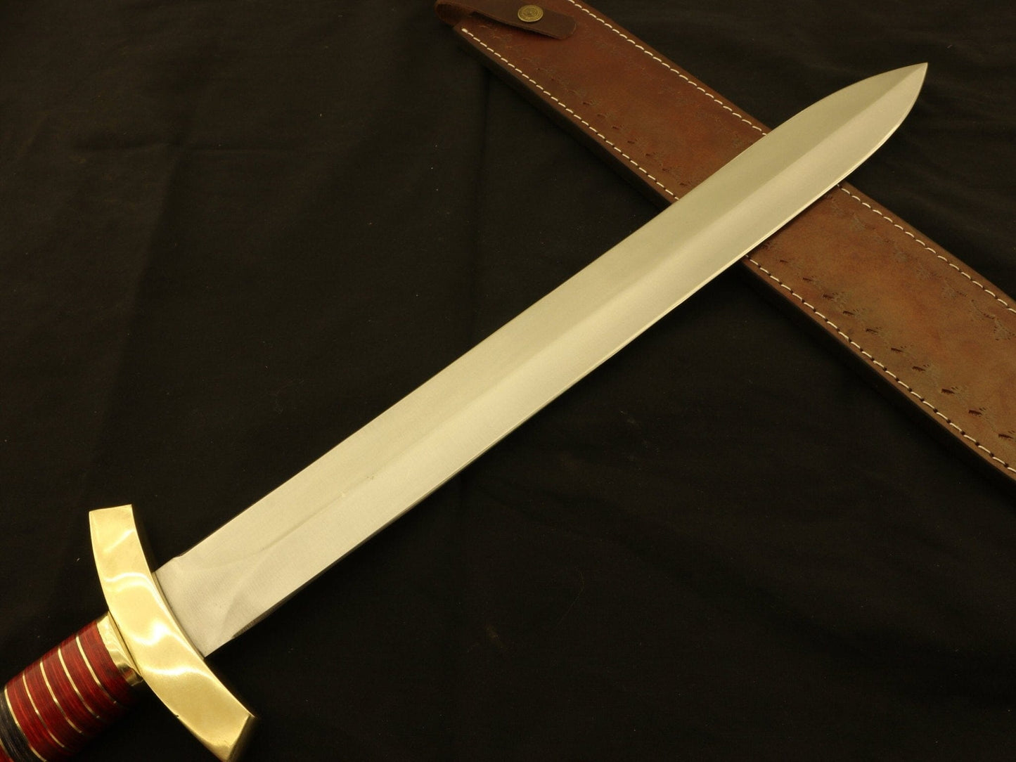 Handmade D2 Steel Sword With Sheath Costume Weapons Terror Defender 