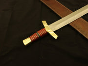 Handmade D2 Steel Sword With Sheath Costume Weapons Terror Defender 