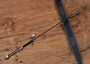 Handmade Damascus Steel Anduril Sword of Narsil the King Aragorn Replica | Damascus Sword Battle Ready With Sheath | Functional Sword Costume Weapons Terror Defender 