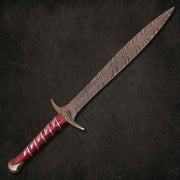 Handmade Damascus Steel Hobbit Sting Sword Replica from Lord of the Rings (LOTR) Costume Weapons Terror Defender 