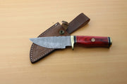 Handmade Damascus Steel Hunting/skinning Knife/pakka Wood Hunting Terror Defender 