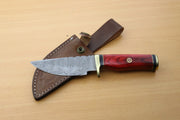 Handmade Damascus Steel Hunting/skinning Knife/pakka Wood Hunting Terror Defender 