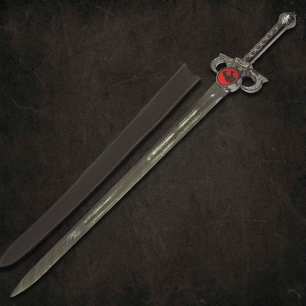 Handmade Damascus Thundercat Lionio Sword of Omens Fully Handmade Replica Costume Weapons Terror Defender 