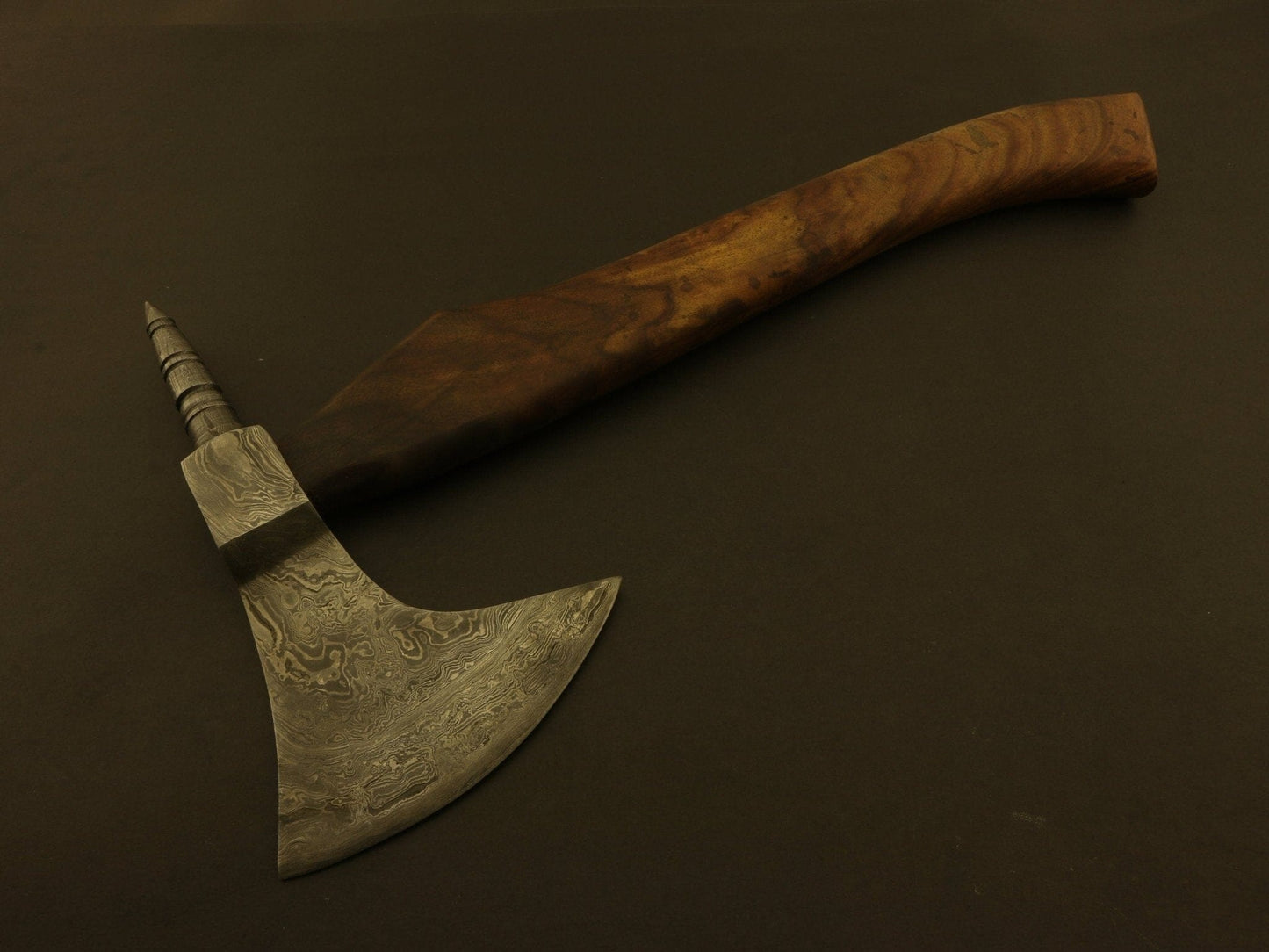 Handmade Forged Damascus Steel Tomahawk, Hatchet,Axe,Integral,Axe Camping Terror Defender 