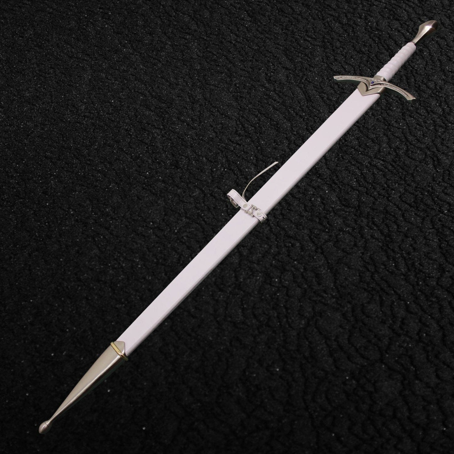 Handmade Glamdring White Sword of Gandalf from The Lord of The Ring (LOTR) Replica Costume Weapons Terror Defender 