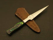 Handmade Hand Forged D2 Steel & stainless Steel Hunting Double Edge Dagger Boot Knife Knives Terror Defender 