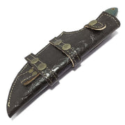 Handmade High Carbon steel Full Tang Micarta Tracker Knife With Leather Sheath Hunting Terror Defender 