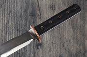 Handmade High Carbon Steel Sword comes with leather sheath Costume Weapons Terror Defender 