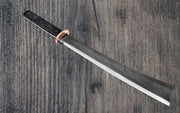 Handmade High Carbon Steel Sword comes with leather sheath Costume Weapons Terror Defender 