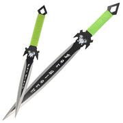 Handmade Lurid Souls For Glory Flaming Battle Sword Set With Sheath Costume Weapons Terror Defender 