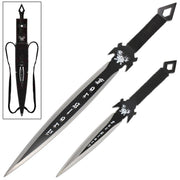 Handmade Lurid Souls For Glory Flaming Battle Sword Set With Sheath Costume Weapons Terror Defender Black 