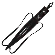 Handmade Lurid Souls For Glory Flaming Battle Sword Set With Sheath Costume Weapons Terror Defender 