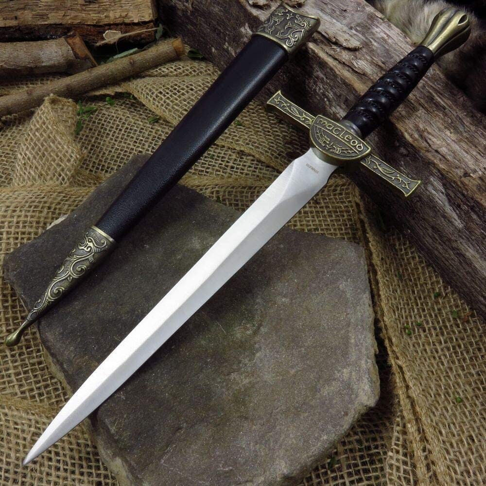 Handmade Macleod Dagger With Scabbard Costume Weapons Terror Defender 