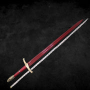 Handmade Red Oathkeeper Fantasy Sword Of Hero Costume Weapons Terror Defender 