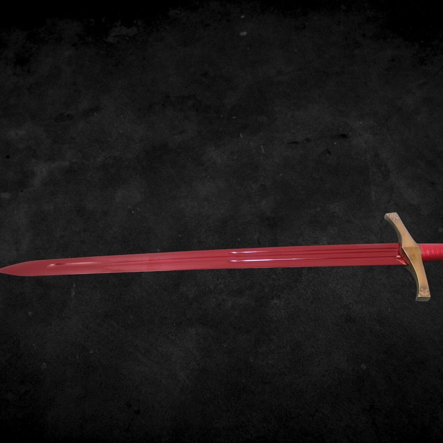 Handmade Red Oathkeeper Fantasy Sword Of Hero Costume Weapons Terror Defender 