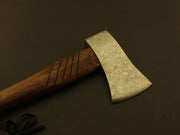 Handmade Stainless Steel Viking Bearded Axe Hatchet Throwing Axe Tomahawk AXE Camping Terror Defender 