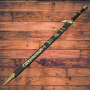 Legend of Zelda Fully Handmade Replica Sword (Black and Gold) Costume Weapons Terror Defender 