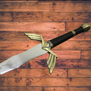 Legend of Zelda Fully Handmade Replica Sword (Black and Gold) Costume Weapons Terror Defender 