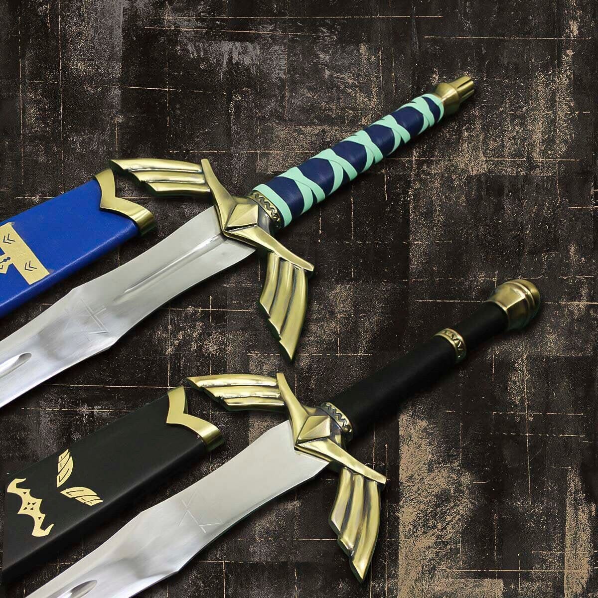 Legend of Zelda Fully Handmade Replica Sword Pair Costume Weapons Terror Defender 