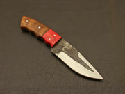 Masterfully Crafted Forged Railroad Spike Carbon Steel Knife With Leather Sheath Hunting Terror Defender 