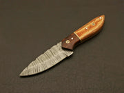 superb handmade damascus steel blade rose wood handle fixed blade hunting knife knife Terror Defender 