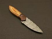 superb handmade damascus steel blade rose wood handle fixed blade hunting knife knife Terror Defender 