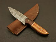 superb handmade damascus steel blade rose wood handle fixed blade hunting knife knife Terror Defender 