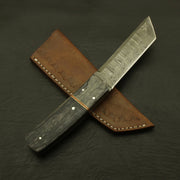 The Artisan's Edge Custom Handmade 9''inch Superb Pattern Damascus Steel Dagger Knife/Skinning Knife/PAKKA/Rose/Wood/Sheath Hunting Terror Defender 