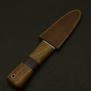 Top double edge Handcrafted Serrated Stainless Scottish Dirk Knife Custom Sheath Hunting Terror Defender 