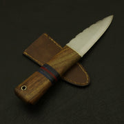 Top double edge Handcrafted Serrated Stainless Scottish Dirk Knife Custom Sheath Hunting Terror Defender 