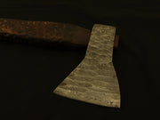 Vikings Handmade Custom Damascus Steel Tomahawk, Hatchet, AXE, INTEGRAL, /Sheath Camping Terror Defender 