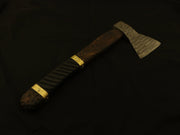 Vikings Handmade Custom Damascus Steel Tomahawk, Hatchet, AXE, INTEGRAL, /Sheath Camping Terror Defender 