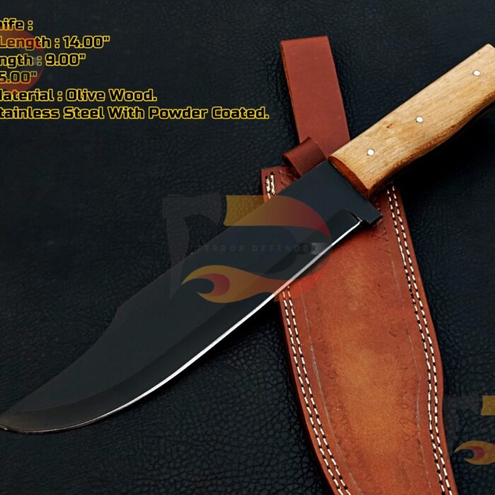 Custom Handmade Bowie knife , Bowie knives , hunting Bowie, EDC Bowie ,hunting knives, Xmas gifts , gifts for him with Leather Sheath