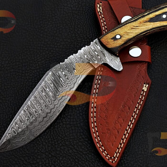 Custom Handmade kukri knife, hunting knife , EDC kukri, full tang kukri With Leather Sheath