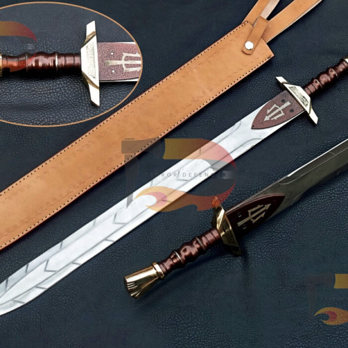 Handmade Riptide sword of Percy Jackson-Anaklusmos sword- Percy Jackson and Olympians sword fictional sword - functional sword gift for him.