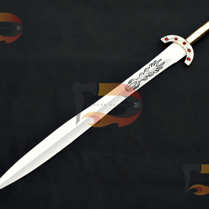 Custom Handmade Clash of Titans embellished sword , limited edition handmade sword, limited edition sword of Titans