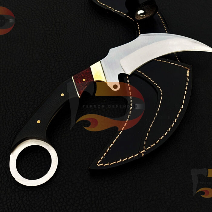 Custom Handmade Karambits , EDC karambit, hunting karambit, Xmas gifts , EDC knives .With Leather Sheath
